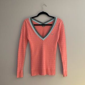 LACOSTE Pink Fitted Sweater Size 38